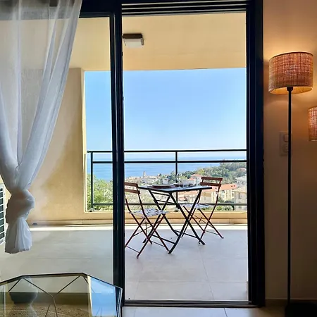 Breathtaking Sea View Terrace Quiet & Comfort Bastia (Corsica)